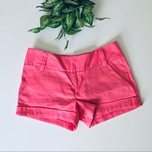 Alice + Olivia linen mini shorts